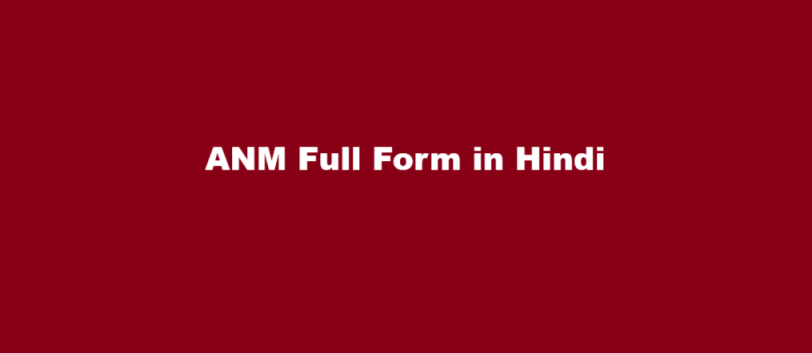 anm full form in hindi