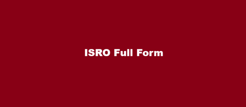 isro full form