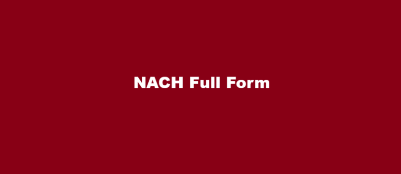 nach full form